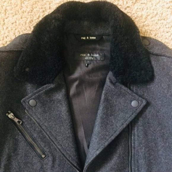 💯 wool moto jacket/ vest - Picture 3 of 3